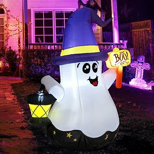 GOOSH 5 FT Halloween Inflatable Ghost